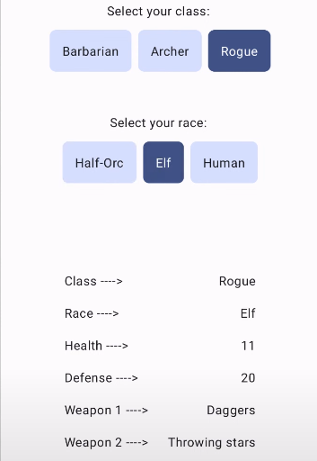 RPG Configurator